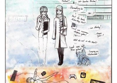 Europäischen Wettbewerb 2025 Zeichnung