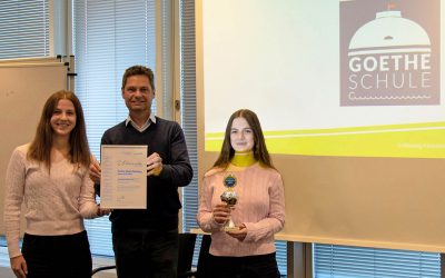 Auszeichnungen für besonderes Engagement beim „Schleswig-Holstein Klimathon 2025“ für die Goethe-Schule