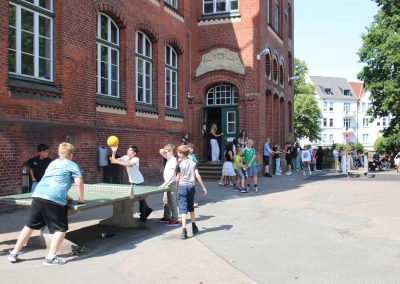 Pausenhof Haus 2 der Goethe-Schule