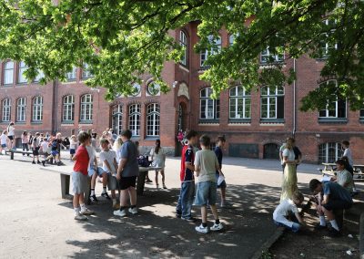 Pausenhof Haus 2 der Goethe-Schule
