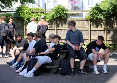 Pausenhof Haus 2 der Goethe-Schule