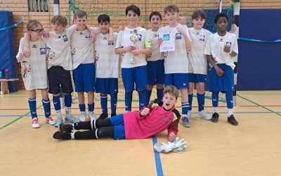 Freude pur – „Real Goethe“ bei den Fußballhallenmeisterschaften vorne weg!