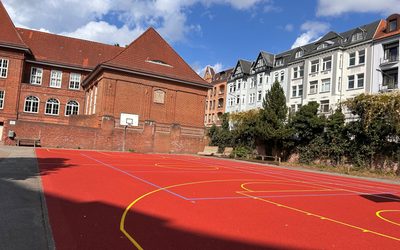 Unser Sportplatz sieht wieder super aus!
